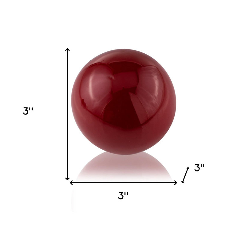 Anacleto Decorative Object, Red