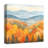 Fall Forest Landscape Canvas Print