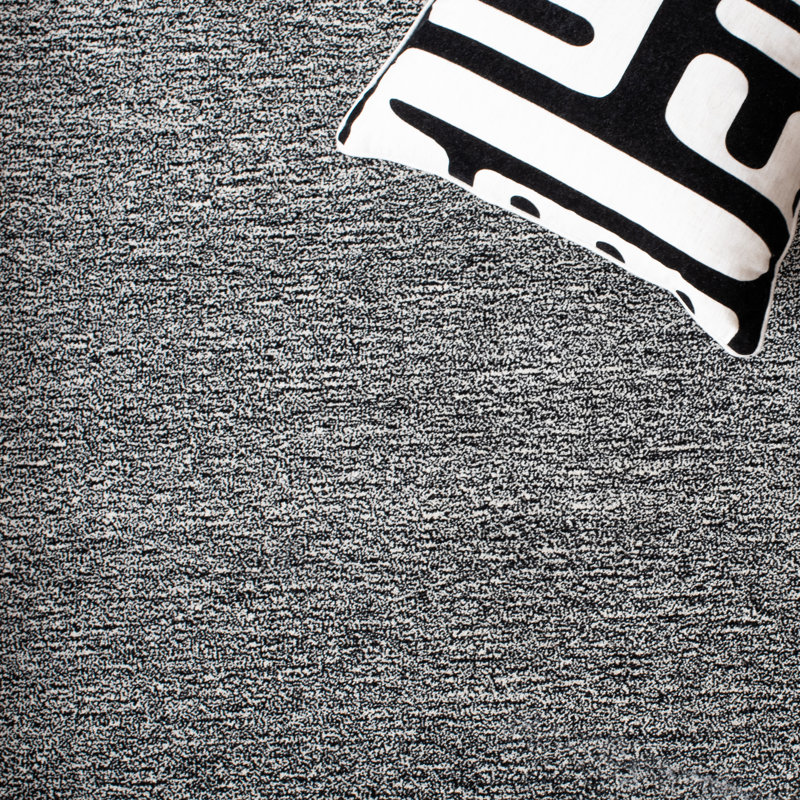 Tapis en laine et coton indien touffeté à la main Metro, Carré 6 pi