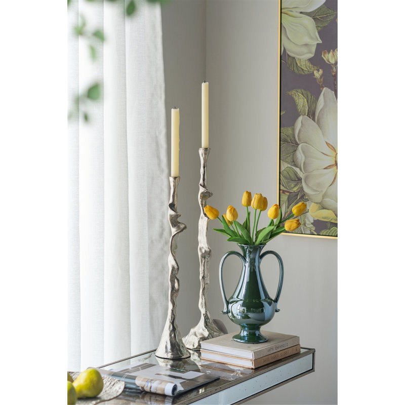 Rectangular Console Table with Exquisite Floral Design and Mirrored Finish, Perfect for Adding Artistic Flair to Any Interior Space.