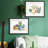 Summer Succulents I - Matted and Framed Under Acrylic Glass, Set of 2, Large Living Room Wall Art-1504792333-1504788540