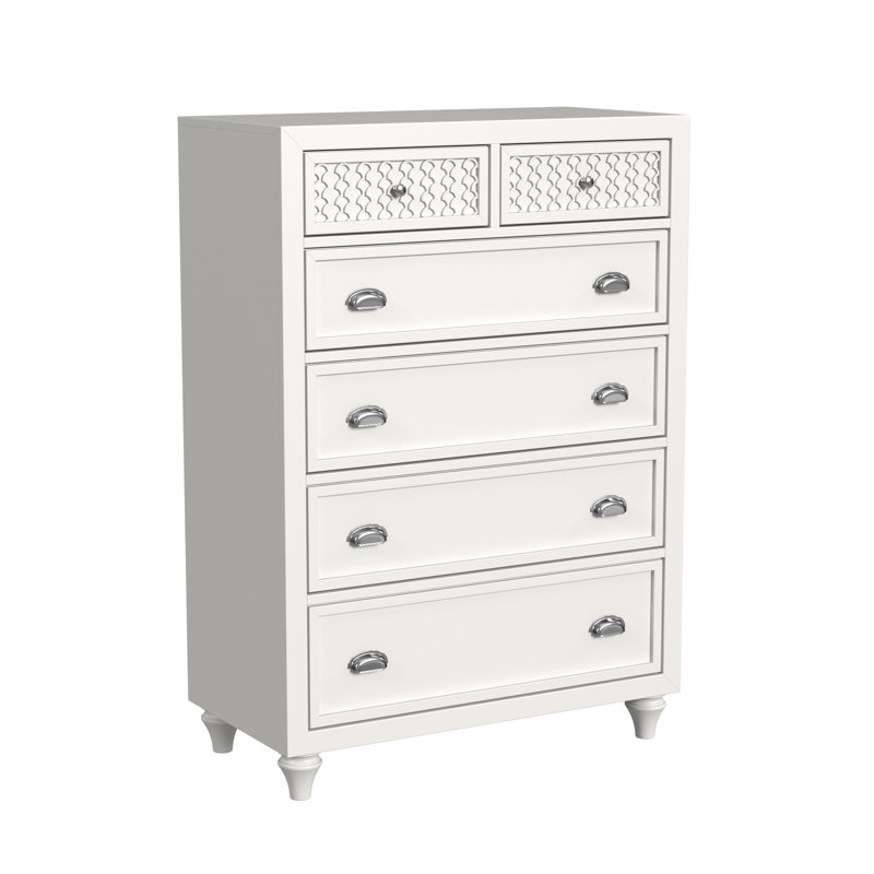 Amanda 36 " W 6 - Drawer Dresser, Creamy