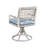 Seabrook Swivel Rocker Arm Dining Chair