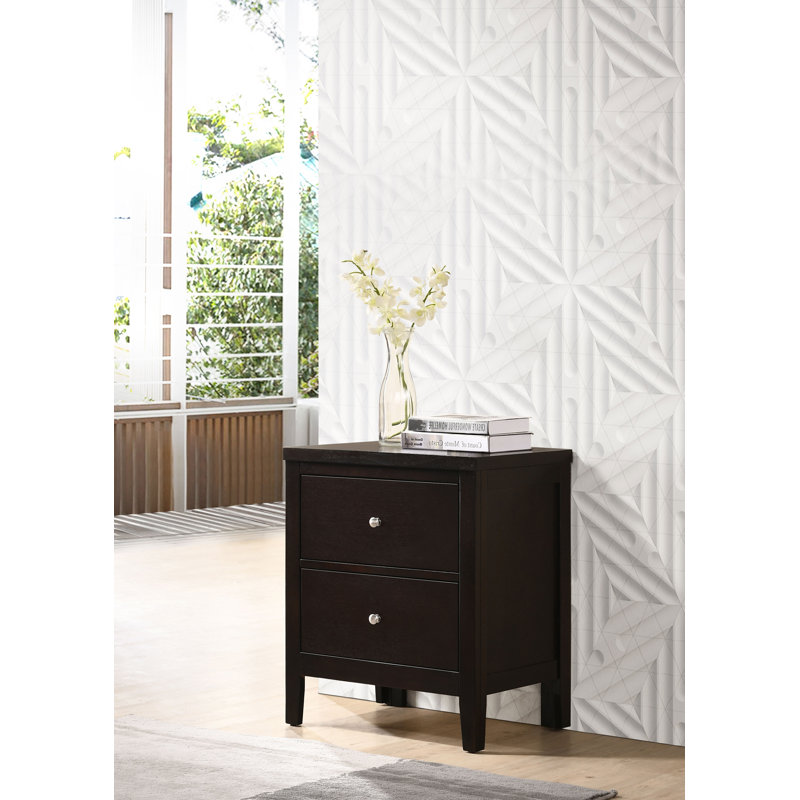 Boden 2-drawer Nightstand Cappuccino