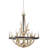 Atria 6 - Light Antler Dimmable Empire Chandelier