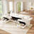 U-Shaped Upholstered Modular Sectional Sofa With Storage, 6 Seat  Corduroy  Couche With Adjustable Arms Backs,Plush Supportive Cushions, Beige-1542511447