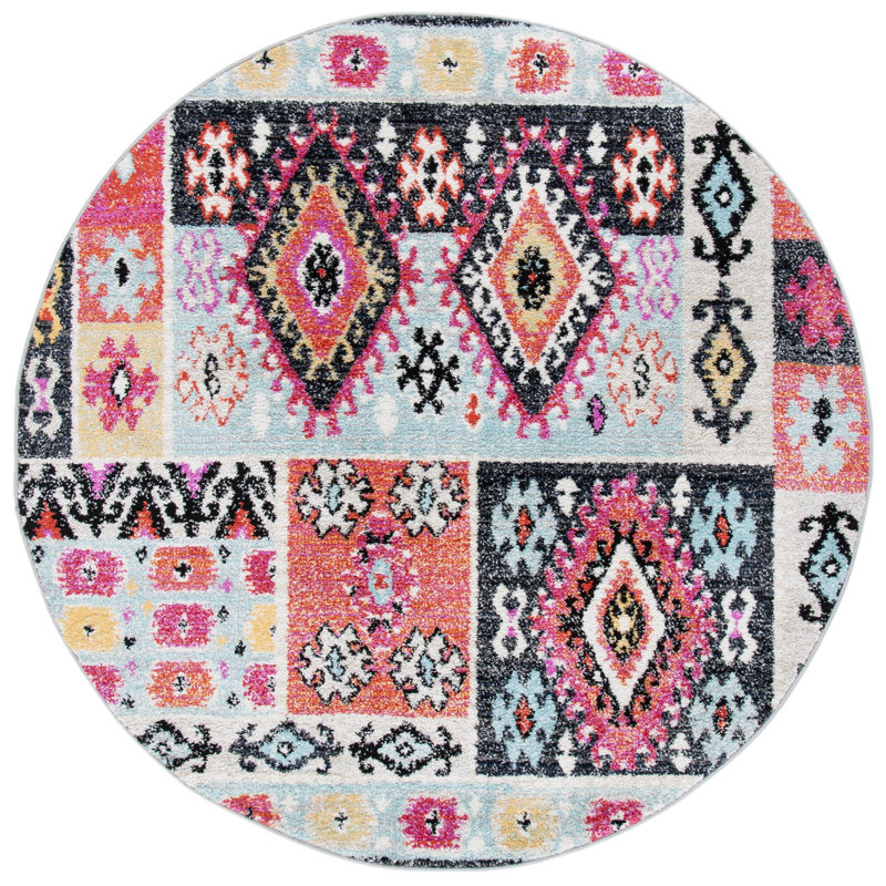 Adirondack Performance Southwestern Rug, Round 6'