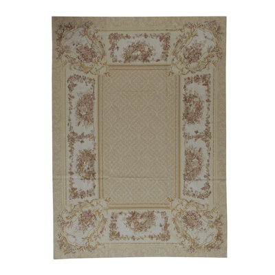 Aubusson Renaissance Wool Oriental Area Rug