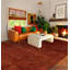 Seville Hand Knotted Area Rug in Paprika/Gray