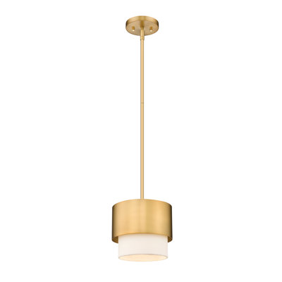 Luminaire suspendu tambour 1 lumière Azurnea