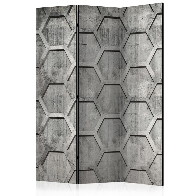 Brooten 172cm H Folding Room Divider, 3