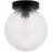 Prismatic 1-Light Flush Mount - Black-767213065