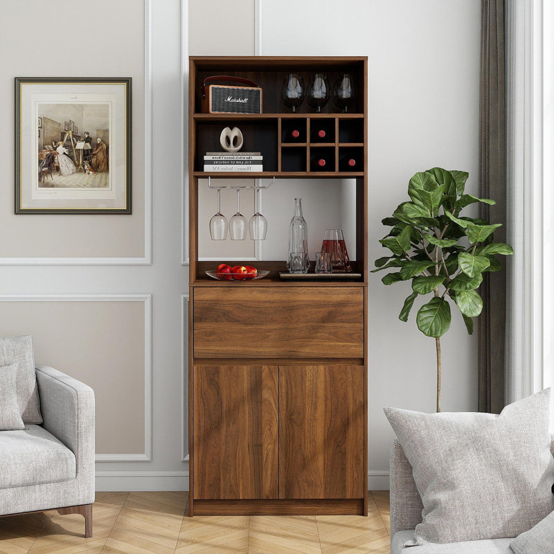 Kitchen Wine Cabinet, Multi-Functional Storage Cabinet