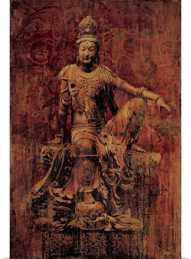 «Drit Q'uan Yin» par Liz Jardine, impression, H 36 po x l 24 po x P 1,5 po, Toile