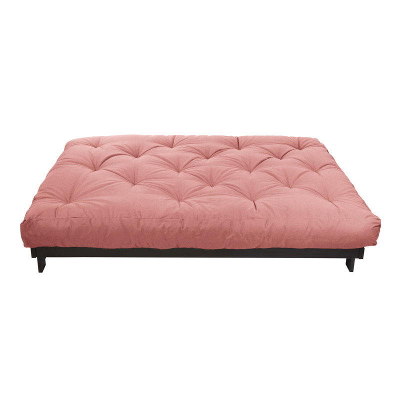 Matelas de futon Meader, 7, Lit double, Corail