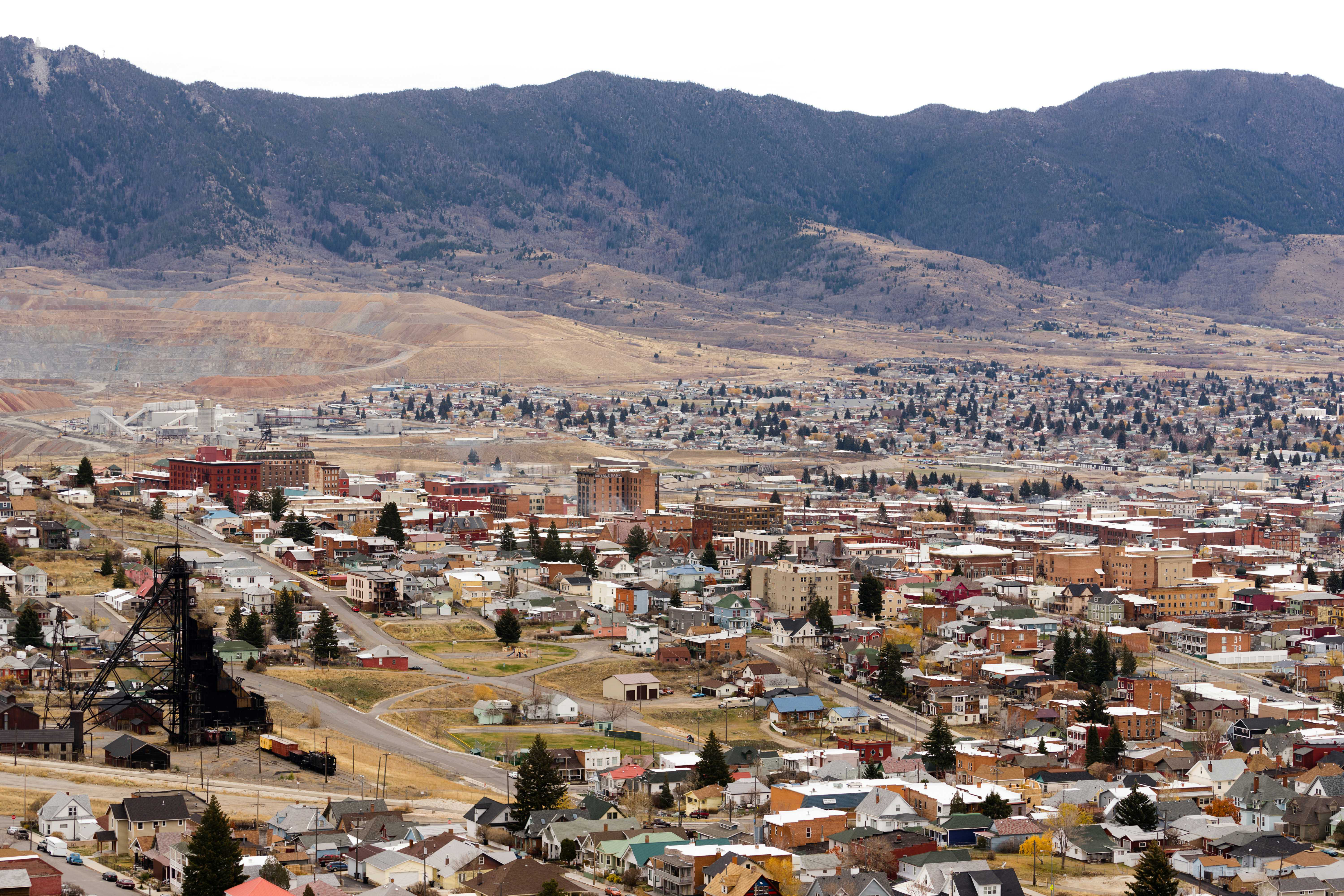Ebern Designs Butte Montana - Wrapped Canvas Photograph | Wayfair