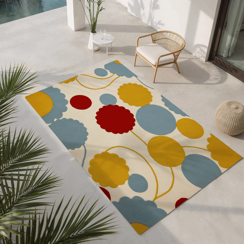 Tapis d'intérieur et d'extérieur Breezy Vibe, Rectangulaire 8 pi x 10 pi