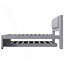Lit plateforme double avec lit gigogne