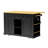 Veralith 53" Kitchen Island Set With 2 Bar Stools, Power Outlet And Drop Leaf-701850292