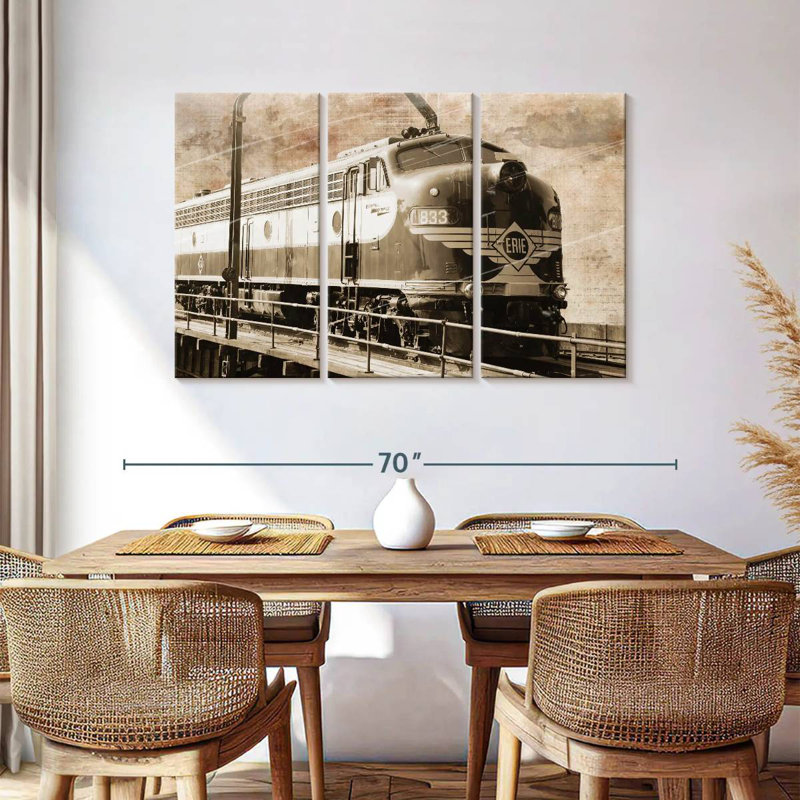 Mehar Erie Train, 36" H x 57" W