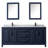 Daria 80'' Double Bathroom Vanity with Marble Top-97902714-97902719