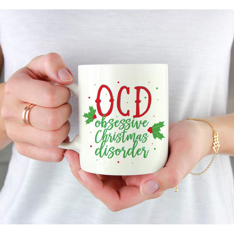 Grande tasse à café en trouble de noël ocd obsessive Ruth