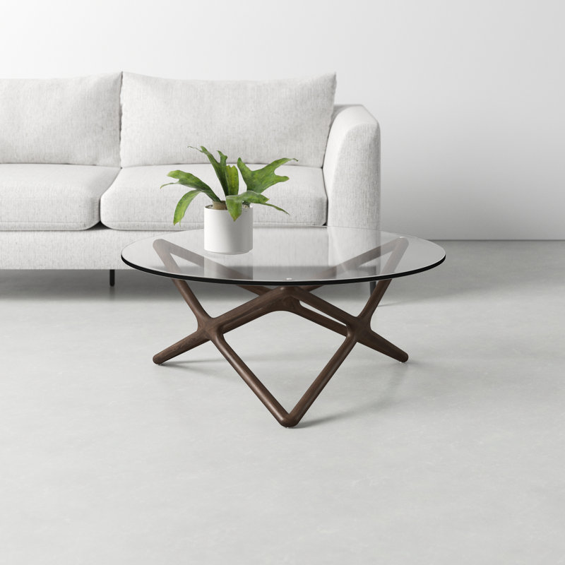 Lark Cross Legs Coffee Table, Walnut