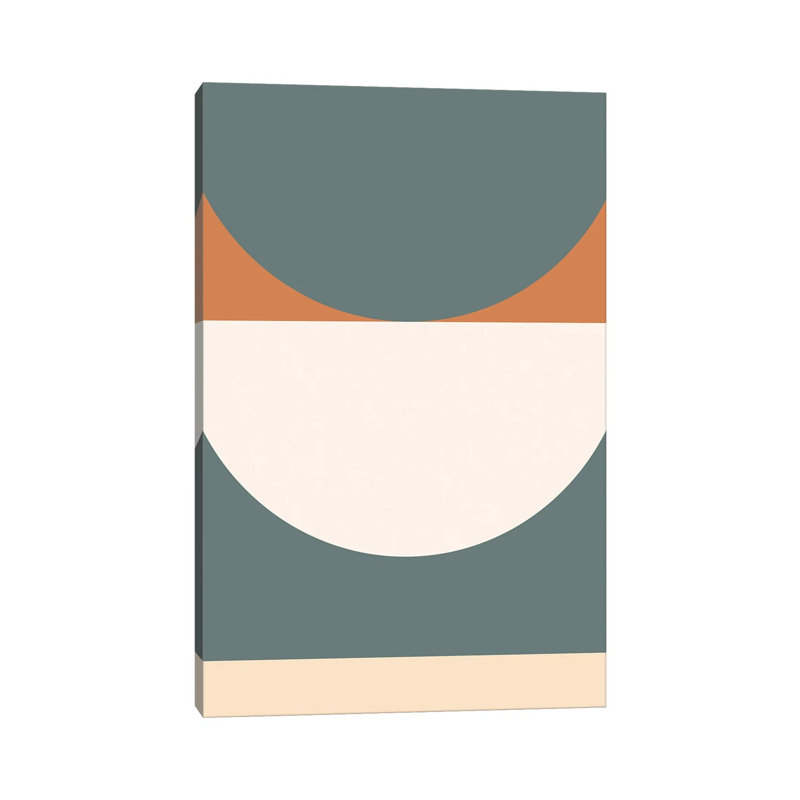 Abstract Geometric III - Print on Canvas, 20.32 cm H x 30.48 cm W, Wrapped Canvas