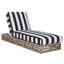 Gillian Steel and Rope Chaise Lounger-274022113