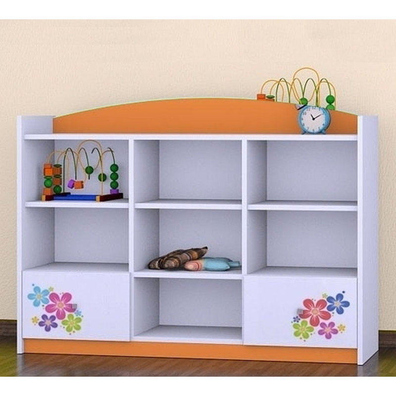 Gabriella 92cm H X 129cm W Kids Cube, Orange