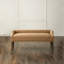 Banc en bois massif de style nordique avec revêtement sherpa pour chambre à coucher-968953881
