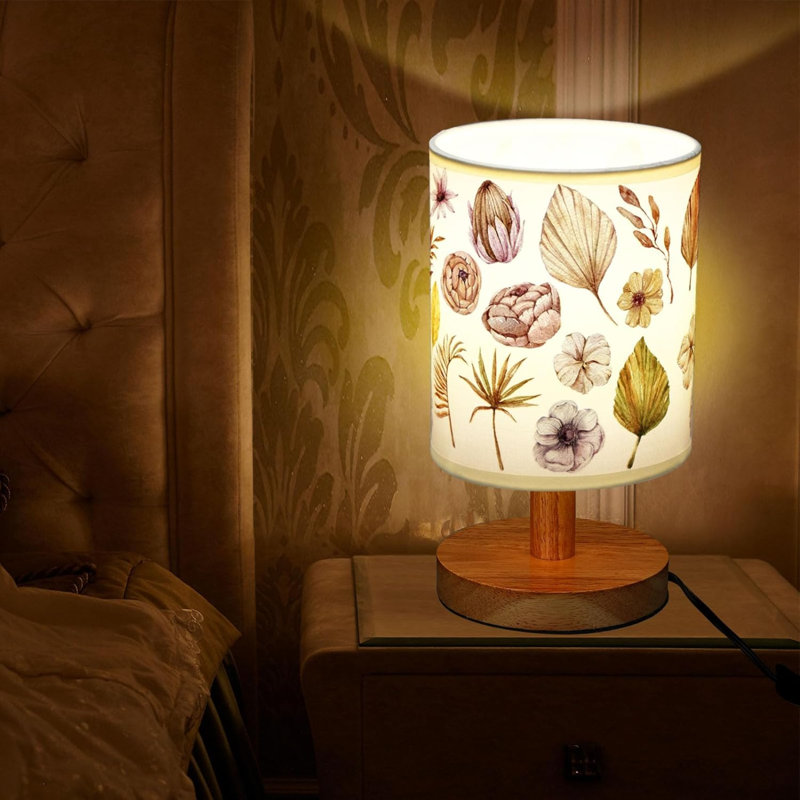Lampe sur pied en bois Aitken