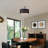 Averill Fabric Semi Flush Mount-24003171