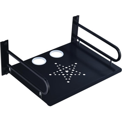 Floating AV Shelves,Projector Wall Mount DVD Shelf,Floating Entertainment Center Bracke Under TV