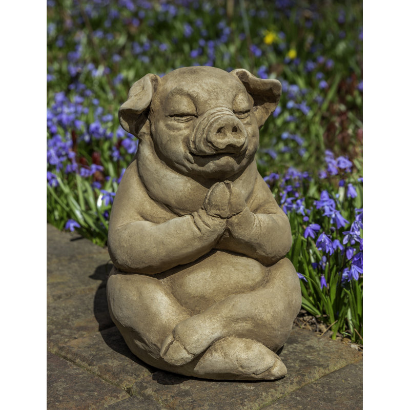 Arrington Animals Rust Resistant Garden Statue, Aged Limestone