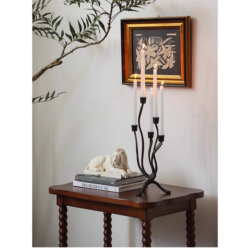 15.75'' H Metal Tabletop Candlestick