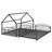Metal Bunk Bed With Slide,Kids House Bed-1119845356