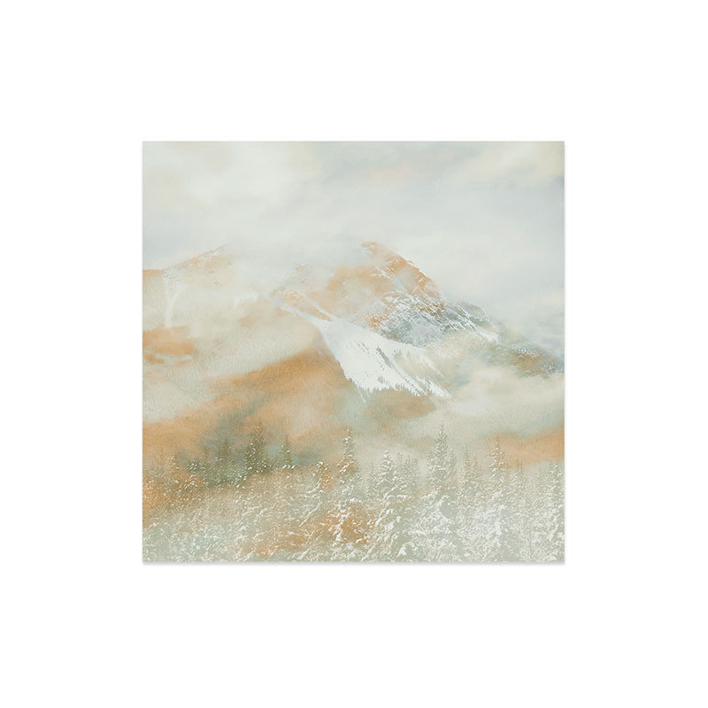 «Banff Gold Painted Christmas», impression sans cadre, H 20 po x l 20 po