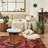 15" Boucle Upholstered Round Storage Ottoman-1770658938