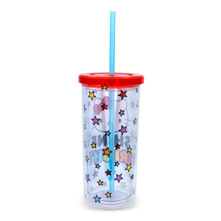 Silver Buffalo 32oz. Plastic Travel Tumbler