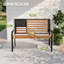 Banc d'extérieur en métal Rozy-1515433971