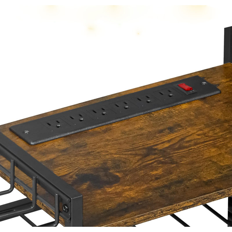 Floor Electric Tool Storage Organizer With Charging Station