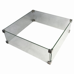 Glass Glass Border For Gas Fireplaces