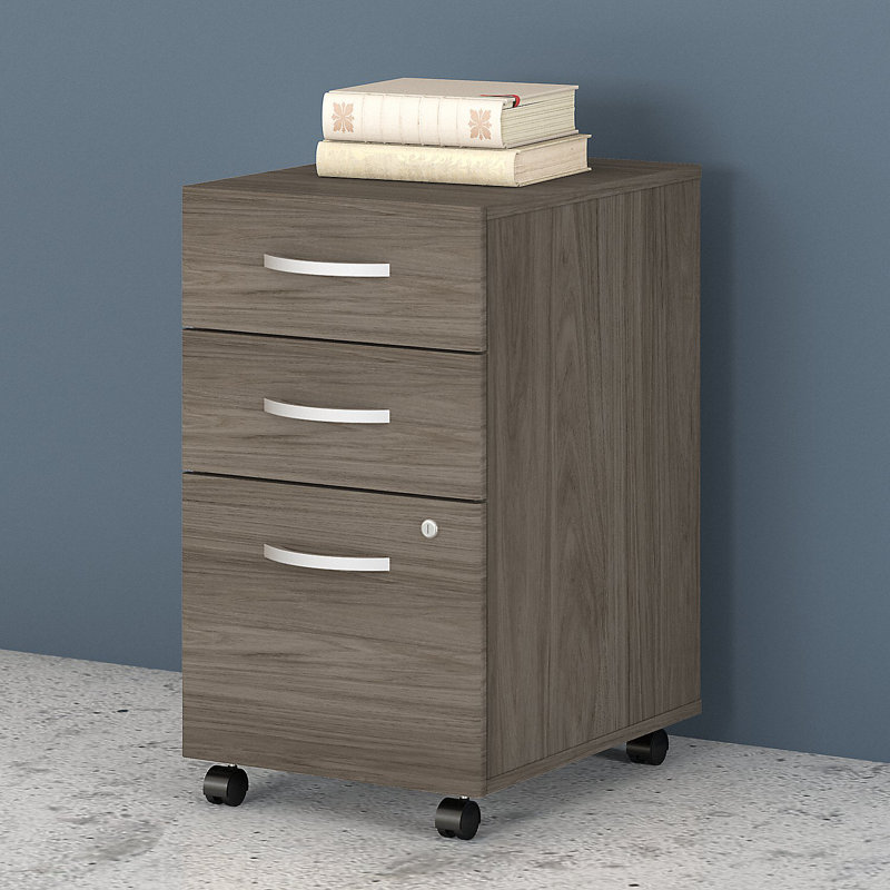 Studio C 16'' Wide 3 -Drawer File Cabinet, Modern Hickory
