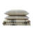 Flannel Box Stitch Plaid Comforter Set-61202122