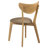 Barlow Light Walnut 5-piece Round Dining Set
