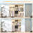 Closet System With 2-Drawers, Laundry Room Organizer-106461249
