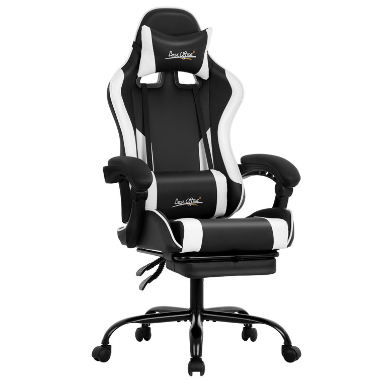 BestOffice Reclining Ergonomic Swiveling PC & Racing Game Chair