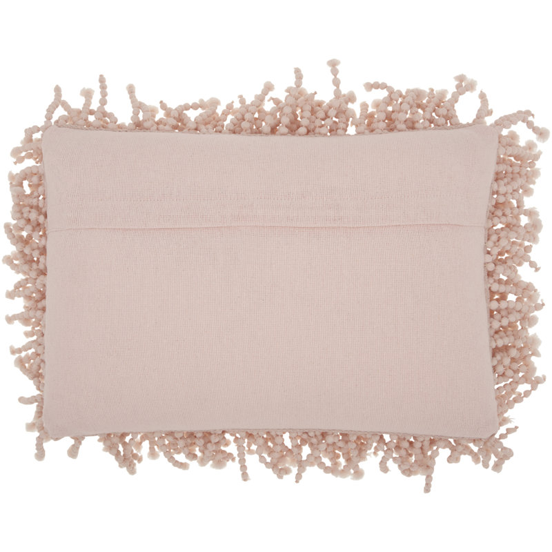  Housse de coussin rectangulaire et insert, Rose