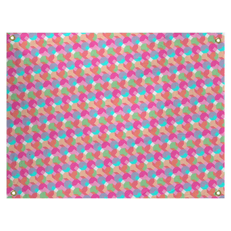 Tapisseries octogones par katelyn elizabeth Kitterman, H 27,5 po x l 37,5 po, Intérieur